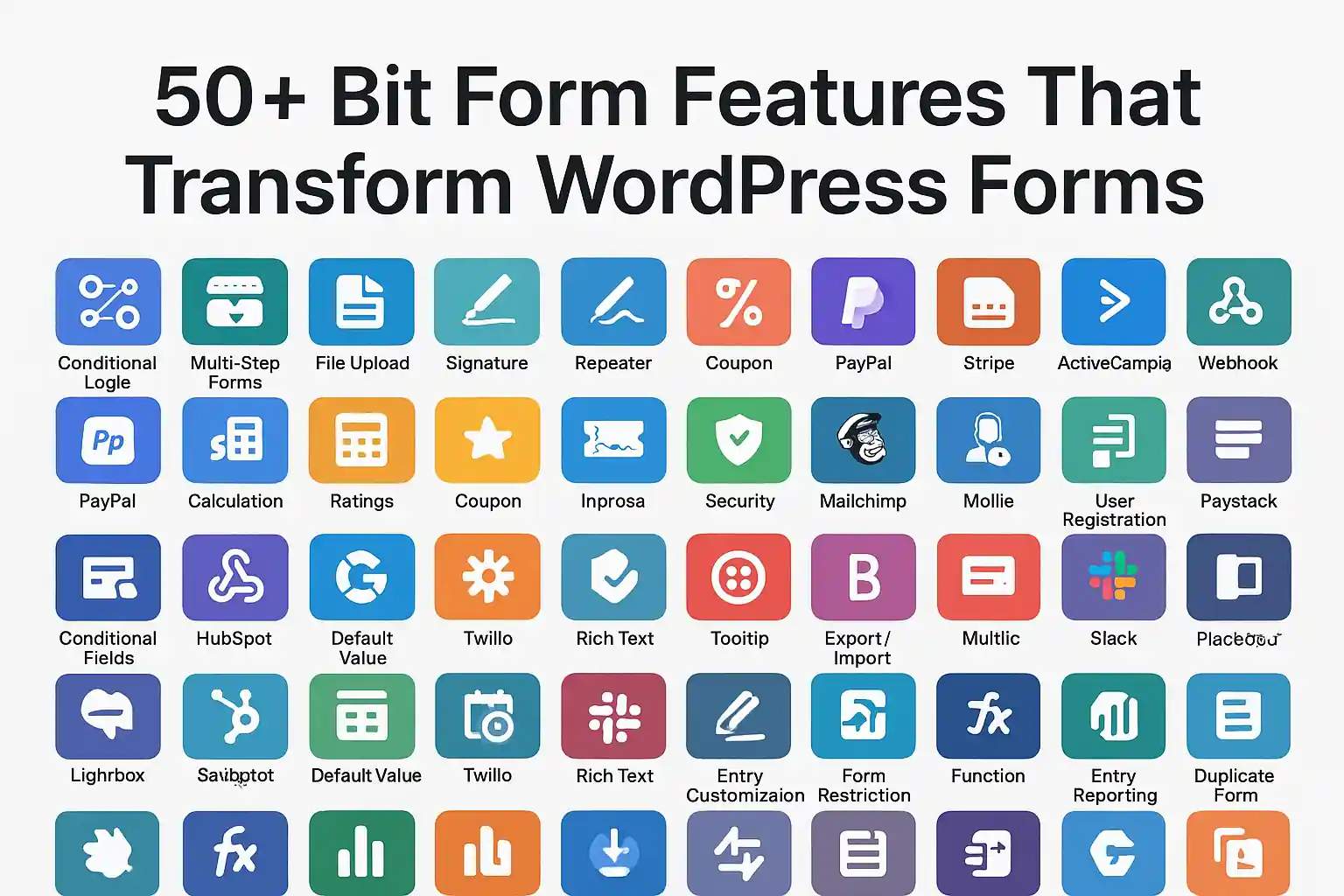 50+ Bit Form Features That Transform WordPress Forms